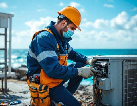 Mantenimiento aire acondicionado en zonas costeras