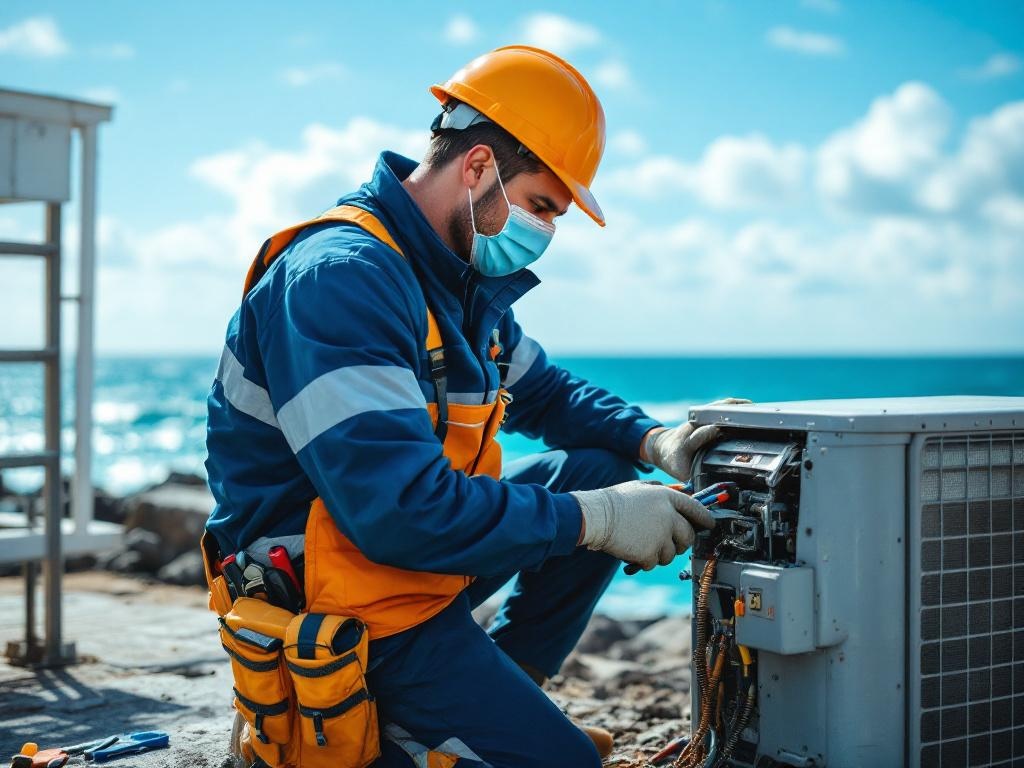 Mantenimiento aire acondicionado en zonas costeras